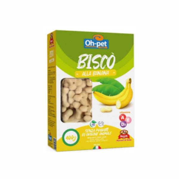 Biscò “Alla Banana" gr.400 Forma di Osso