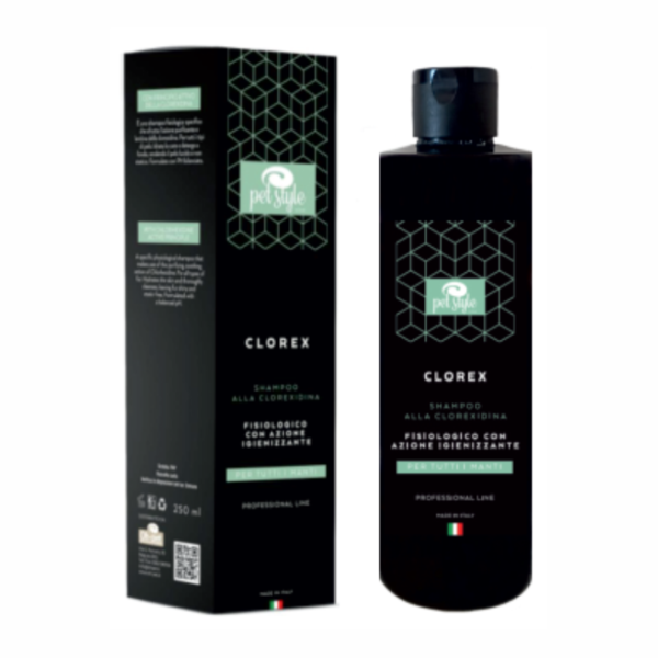 Shampoo alla Clorexidina da ml.250 igienizzante per tutti i manti