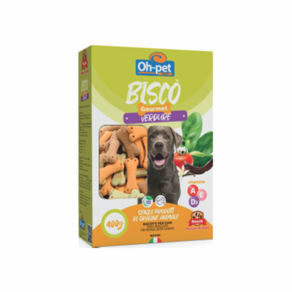 Biscò “Gourmet” Mix alle verdure gr. 400 forma di osso