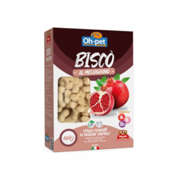Biscò “ Melagrana " gr.400 forma di osso da cm.2