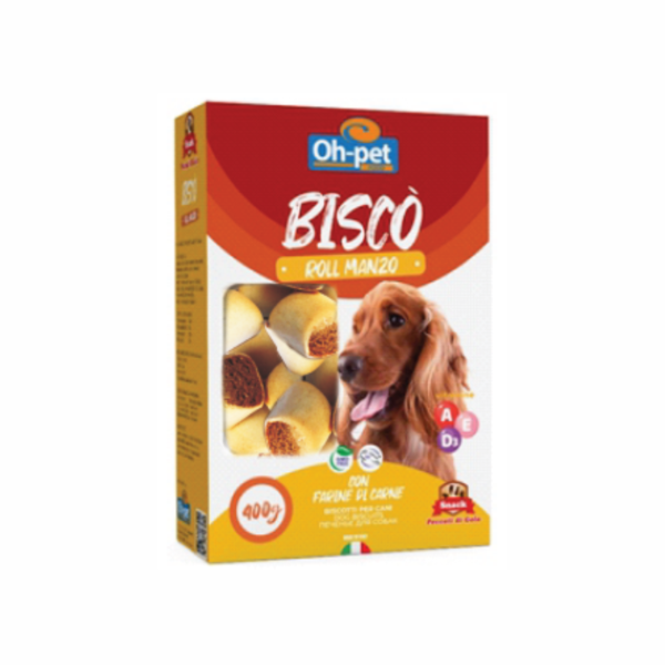 Biscò “ Roll " gr.400 gusto carne