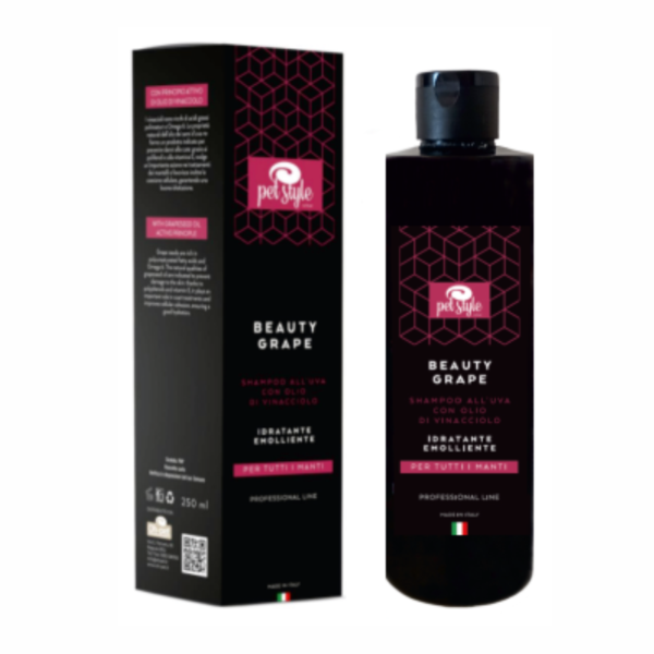 Shampoo Idratante Beauty Grape ml.250 con estratto di Olio dei semi di Vinacciolo