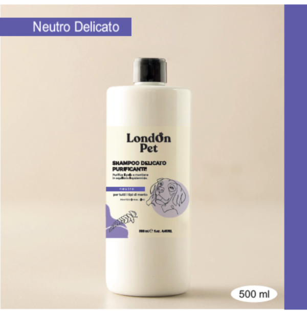 Shampoo & Balsamo  2 in 1   da 500 ml al Talco Neutro e Delicato per tutti i Mantelli